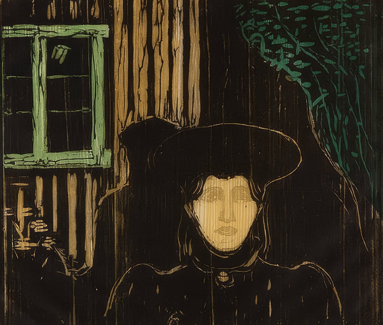 Moonlight. 1896 by Edvard Munch