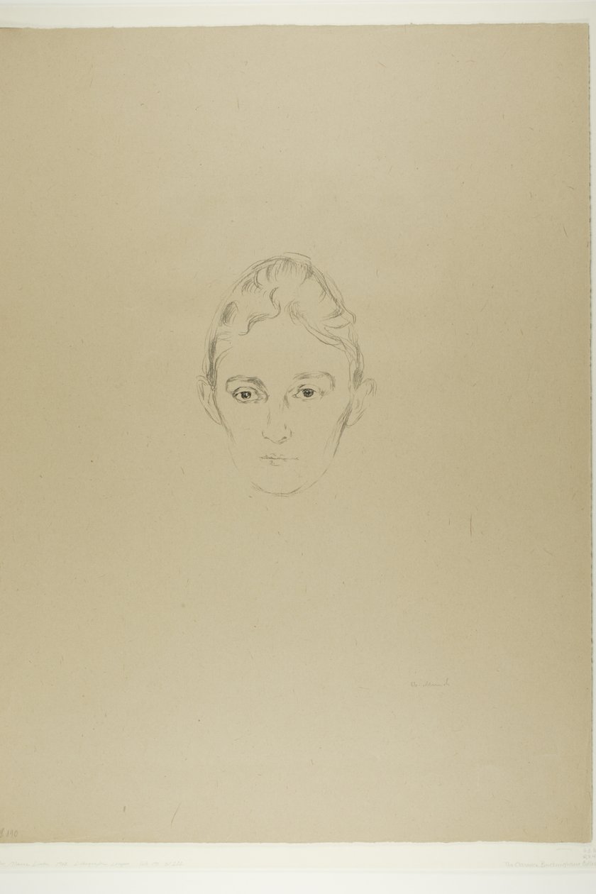 Mrs. Marie Linde by Edvard Munch