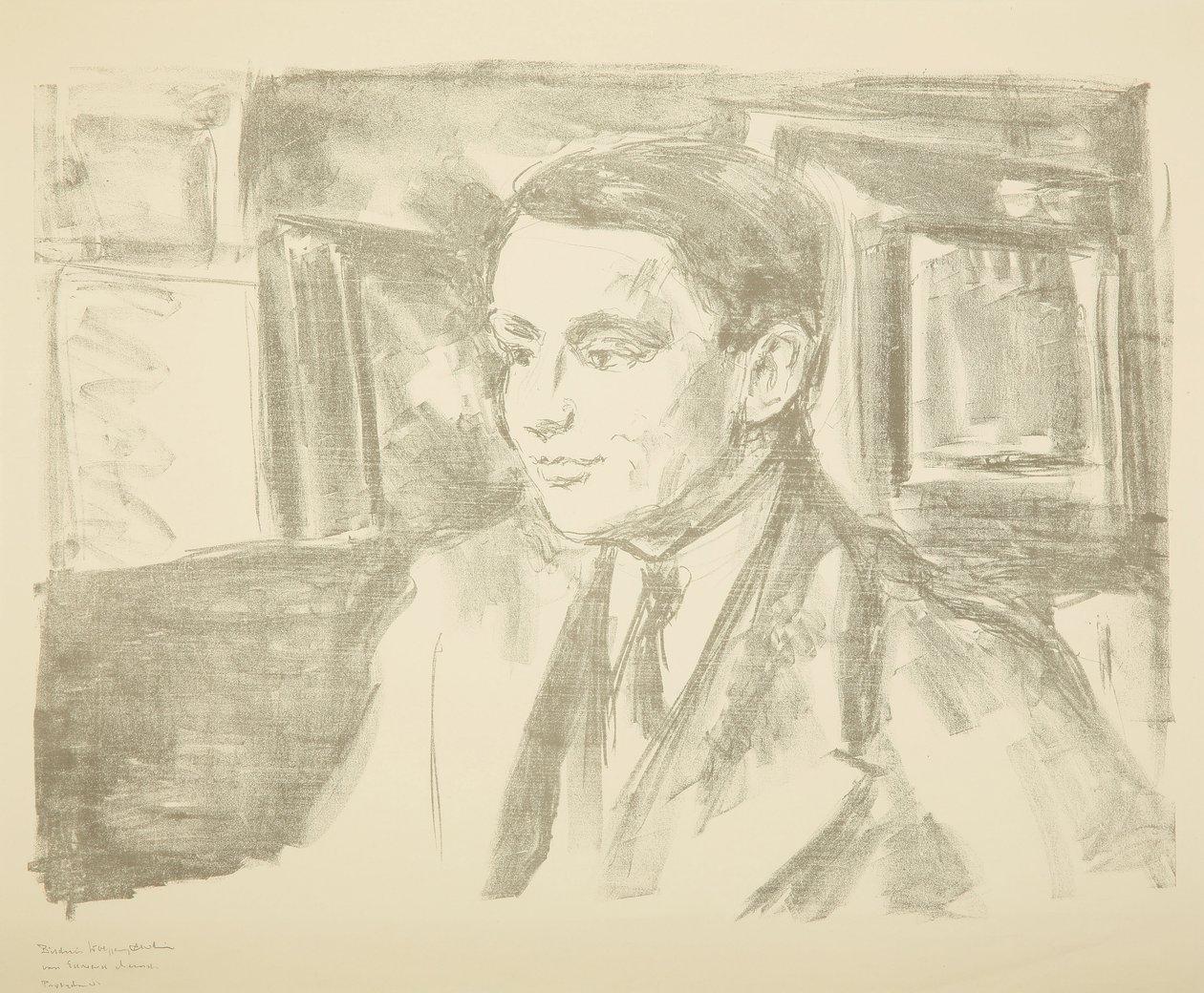 Portrait of Wolfgang Gurlitt by Edvard Munch