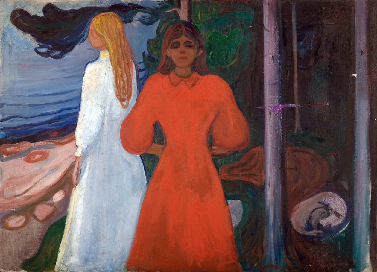 Red and White by Edvard Munch