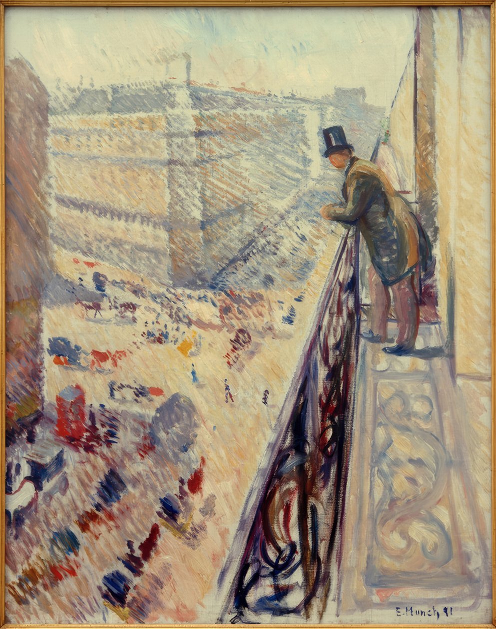 Rue Lafayette by Edvard Munch