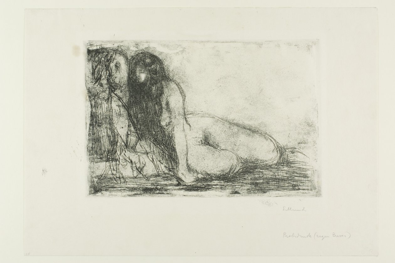 Secret by Edvard Munch