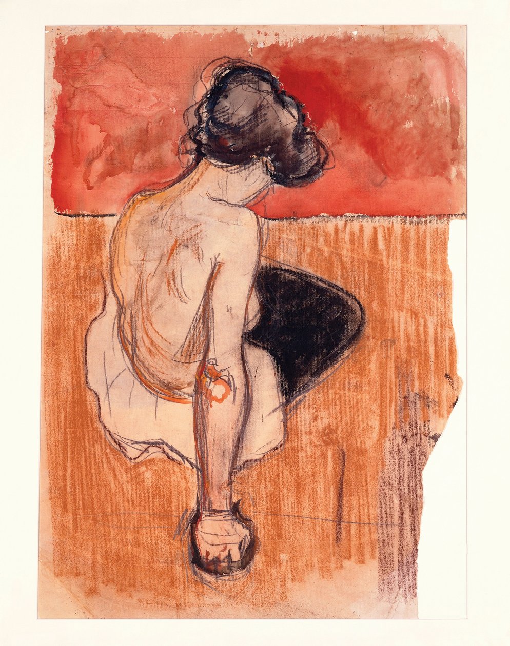 Sitting Model by Edvard Munch