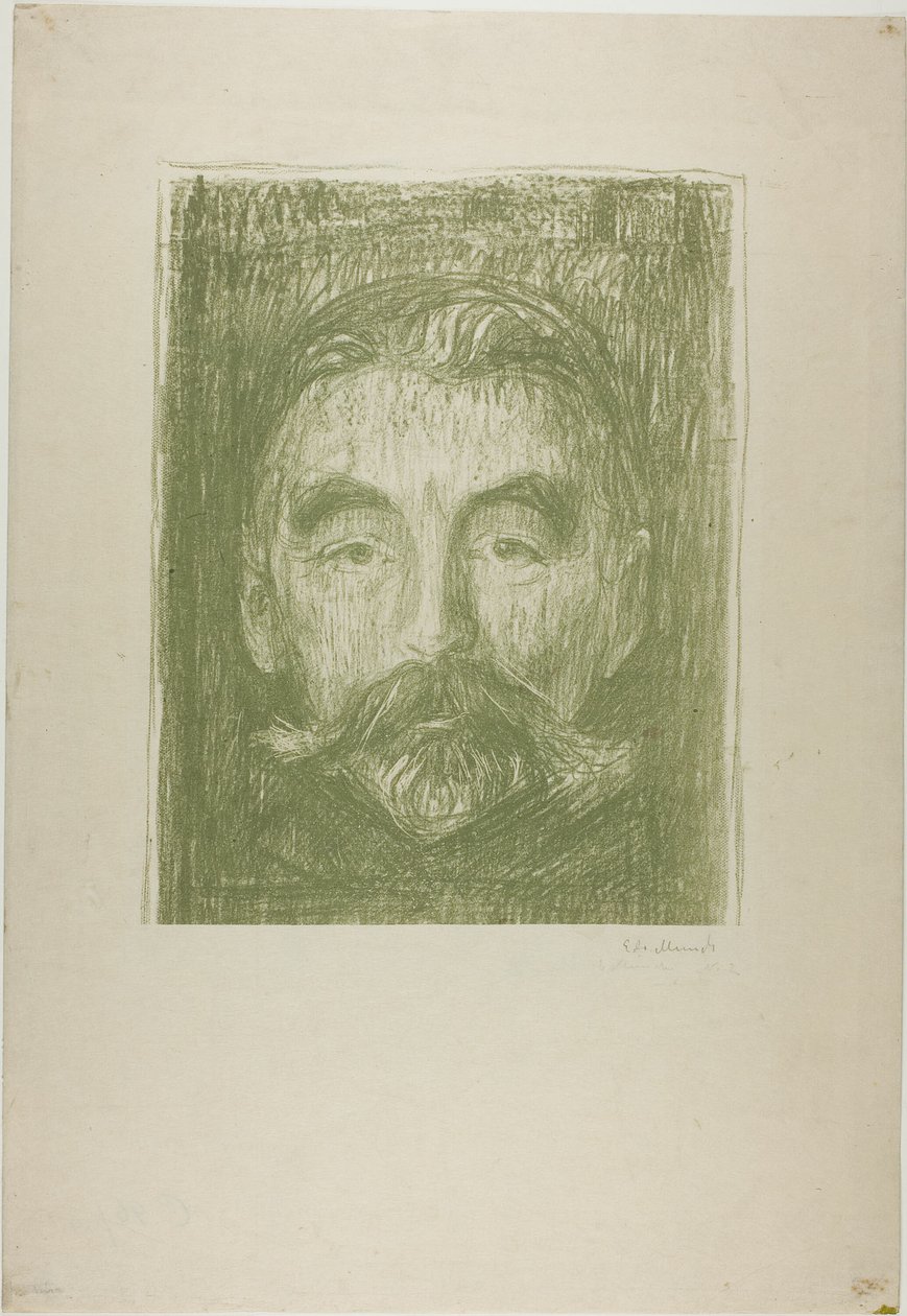 Stéphane Mallarmé by Edvard Munch