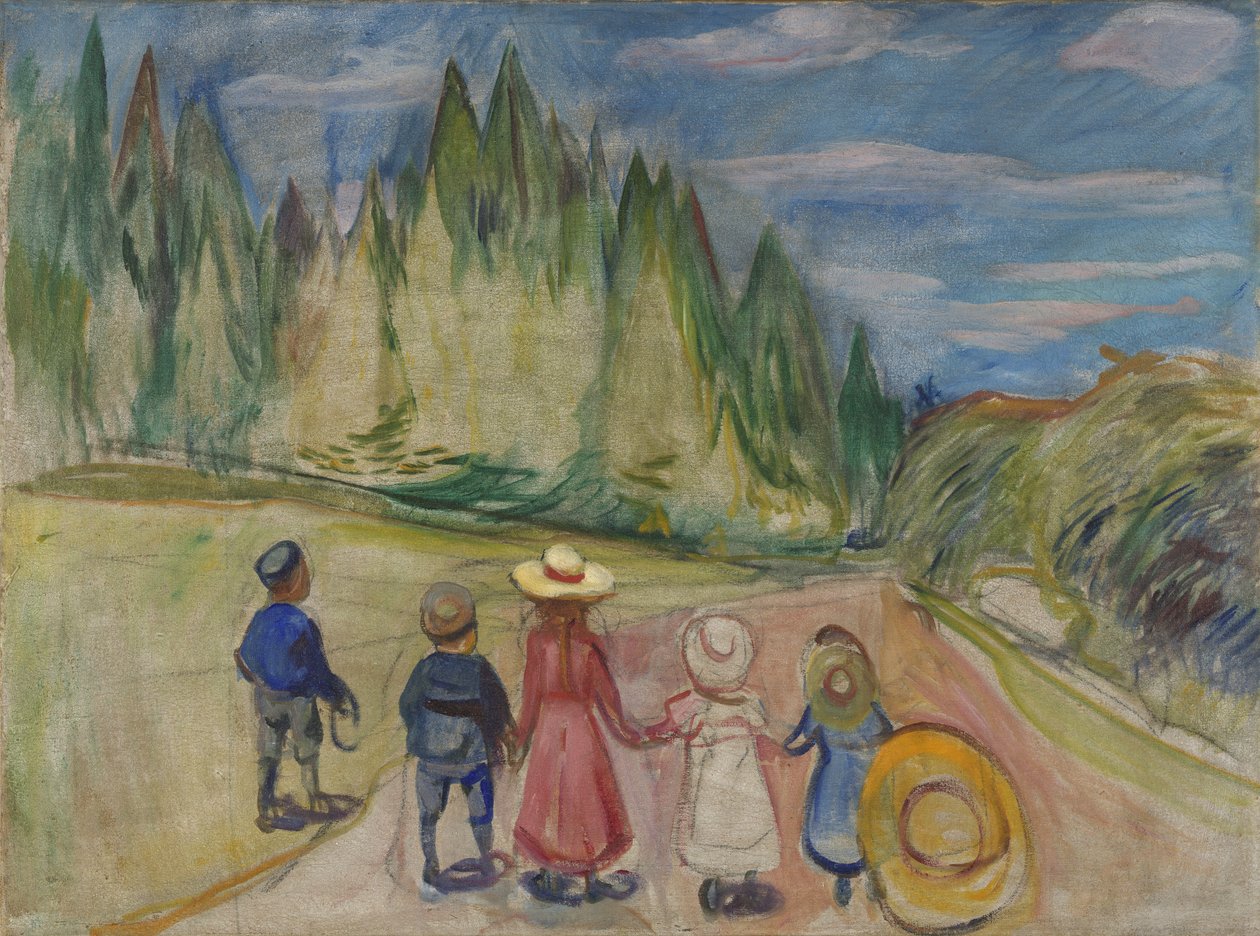 The Fairytale Forest by Edvard Munch
