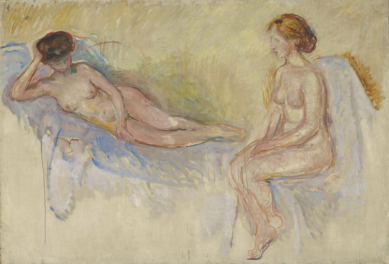 Two Nudes by Edvard Munch