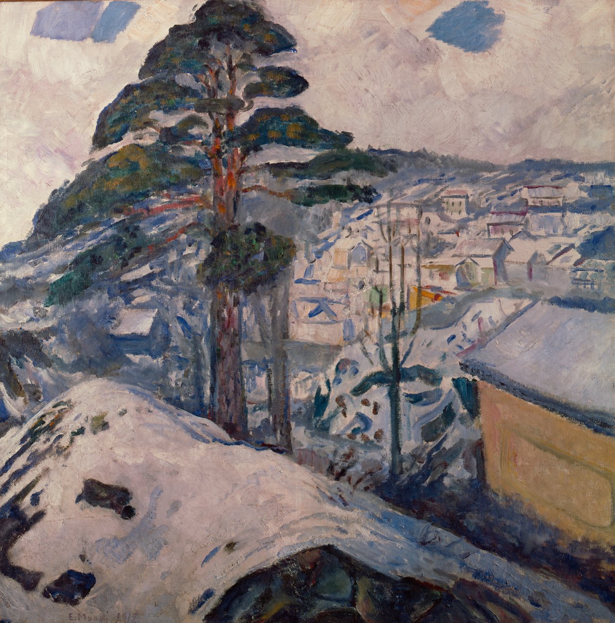 Winter in Kragerø by Edvard Munch