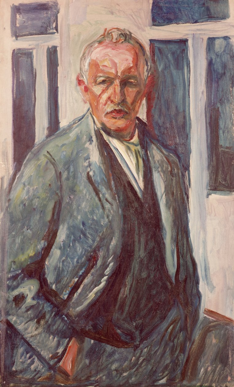 With Both Hands in the Trouser Pockets by Edvard Munch