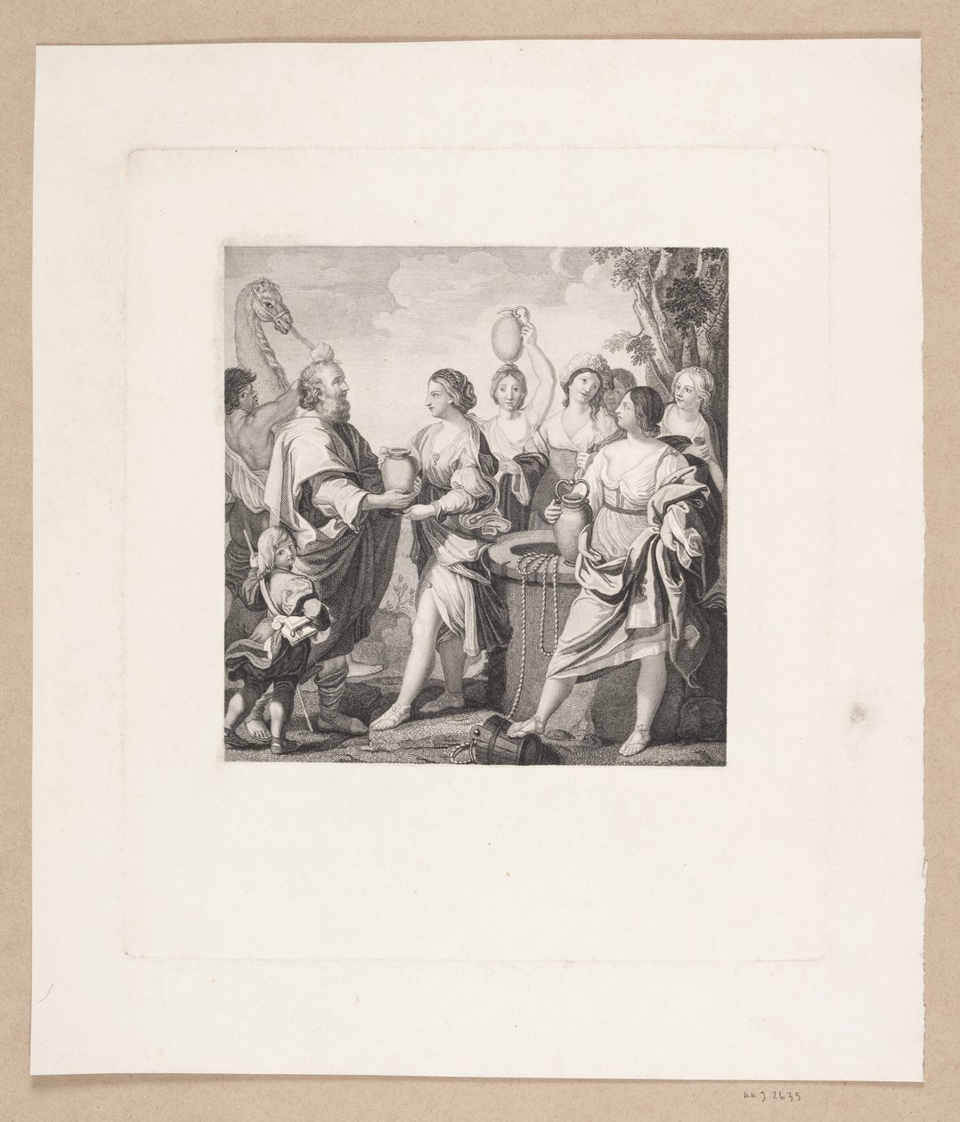 Eliezer and Rebekah at the Well by Edvard Sonne