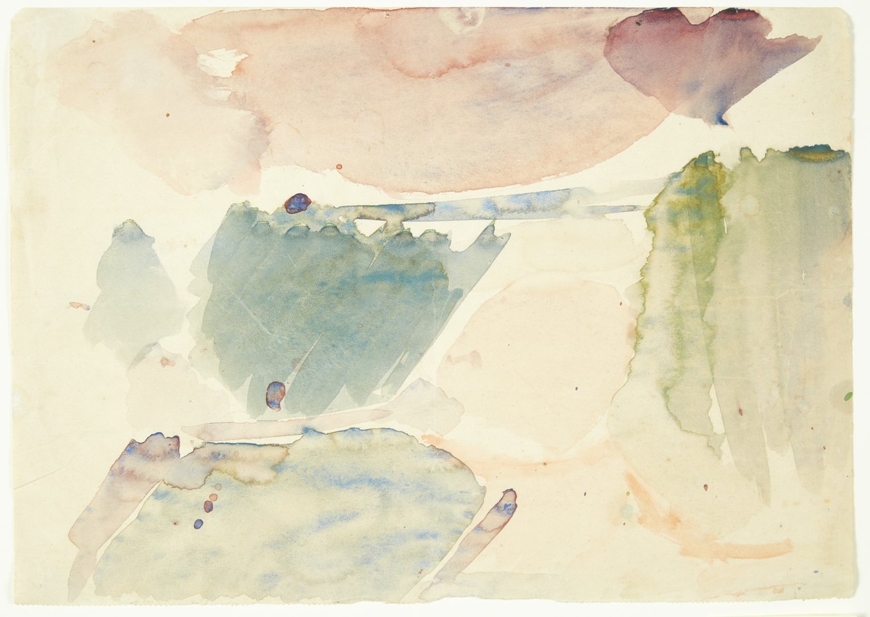 Color Study for the Langelinie Painting by Edvard Weie