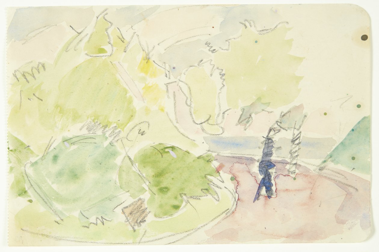 Color Study for the Langelinie Painting by Edvard Weie