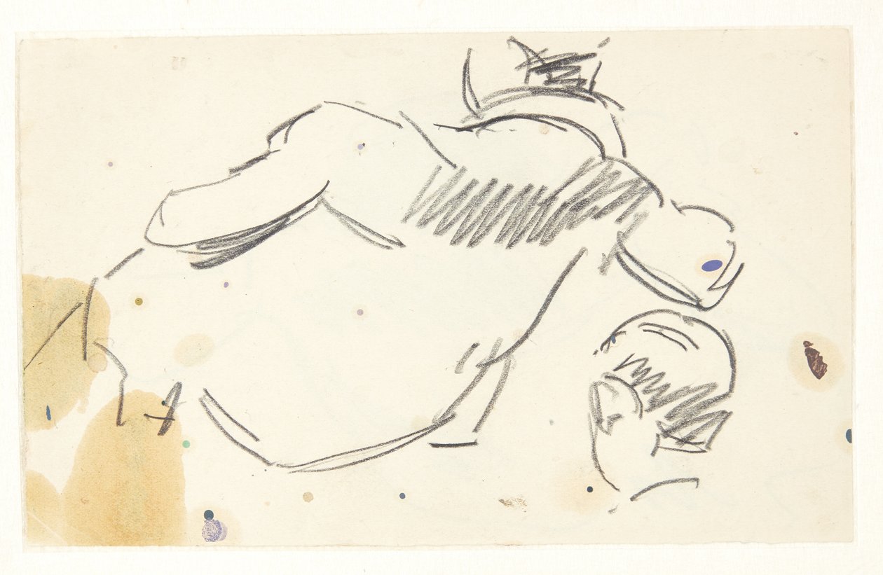 Figure Study for the Langelinie Painting by Edvard Weie