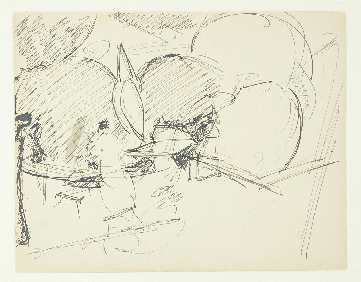 Composition Study for the Langelinie Picture by Edvard Weie