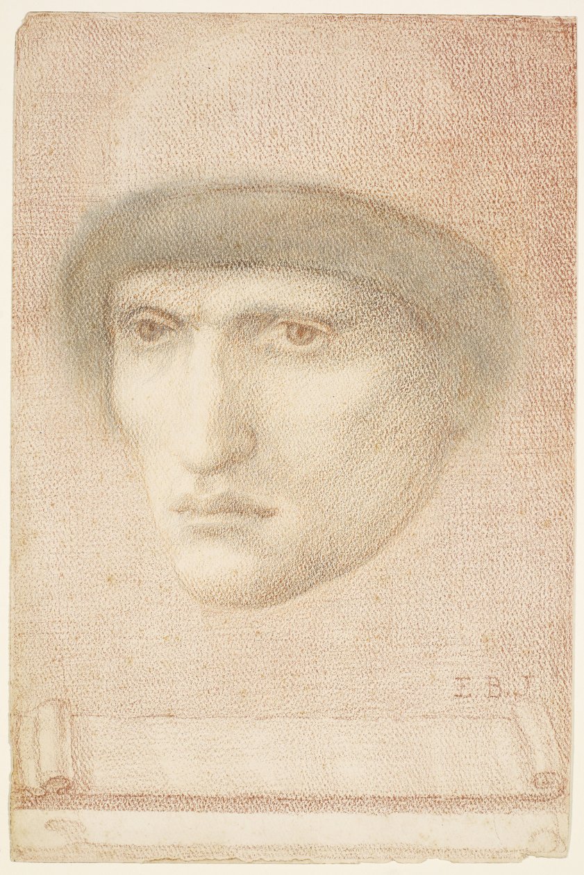 Male Portrait by Edward Burne Jones