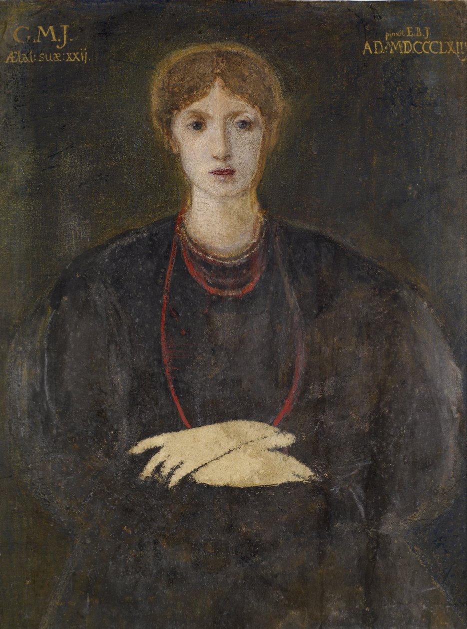 Portrait of Georgiana Burne-Jones by Edward Burne Jones