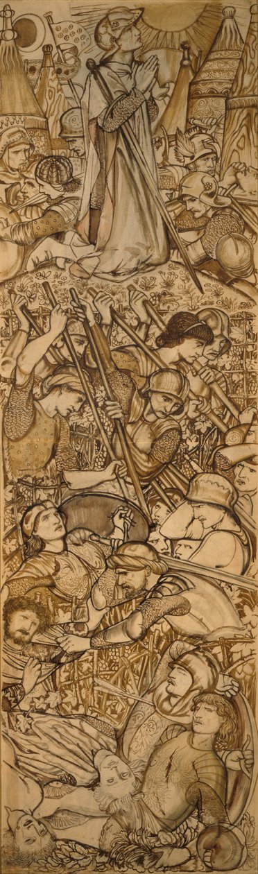 The Battle of Beth-Horon by Edward Burne Jones