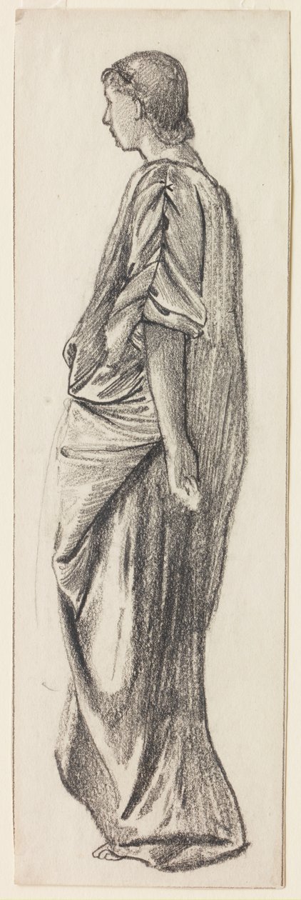 Figure in Robes by Edward Burne Jones