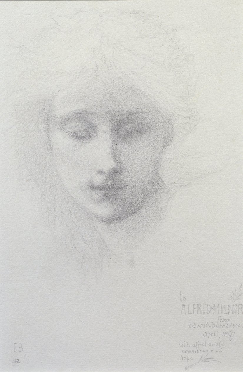 Lady Violet Milner, 1882 by Edward Burne Jones