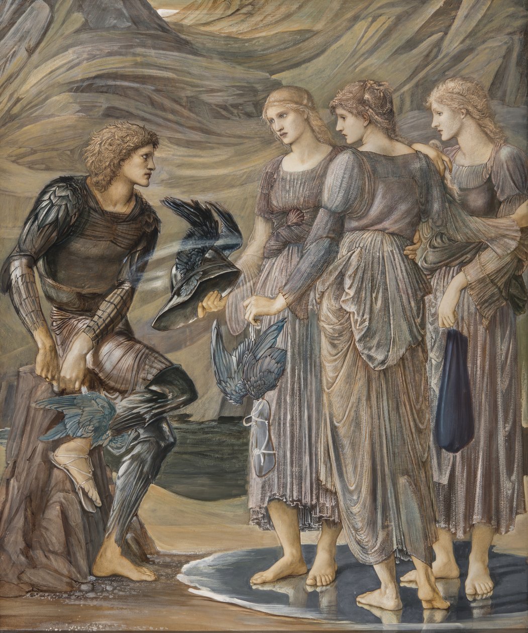 Perseus and the Sea Nymphs, c.1876 by Edward Burne Jones