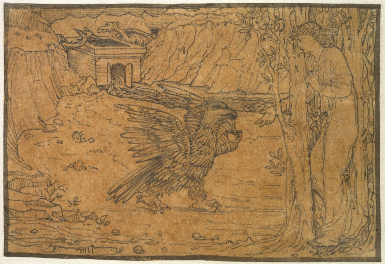 The Story of Cupid and Psyche: The Black Water by Edward Burne Jones