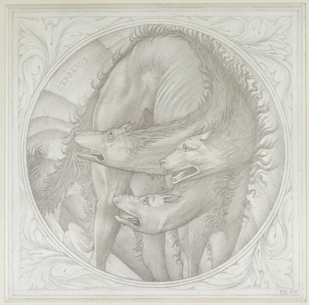 The Story of Orpheus: Cerberus by Edward Burne Jones