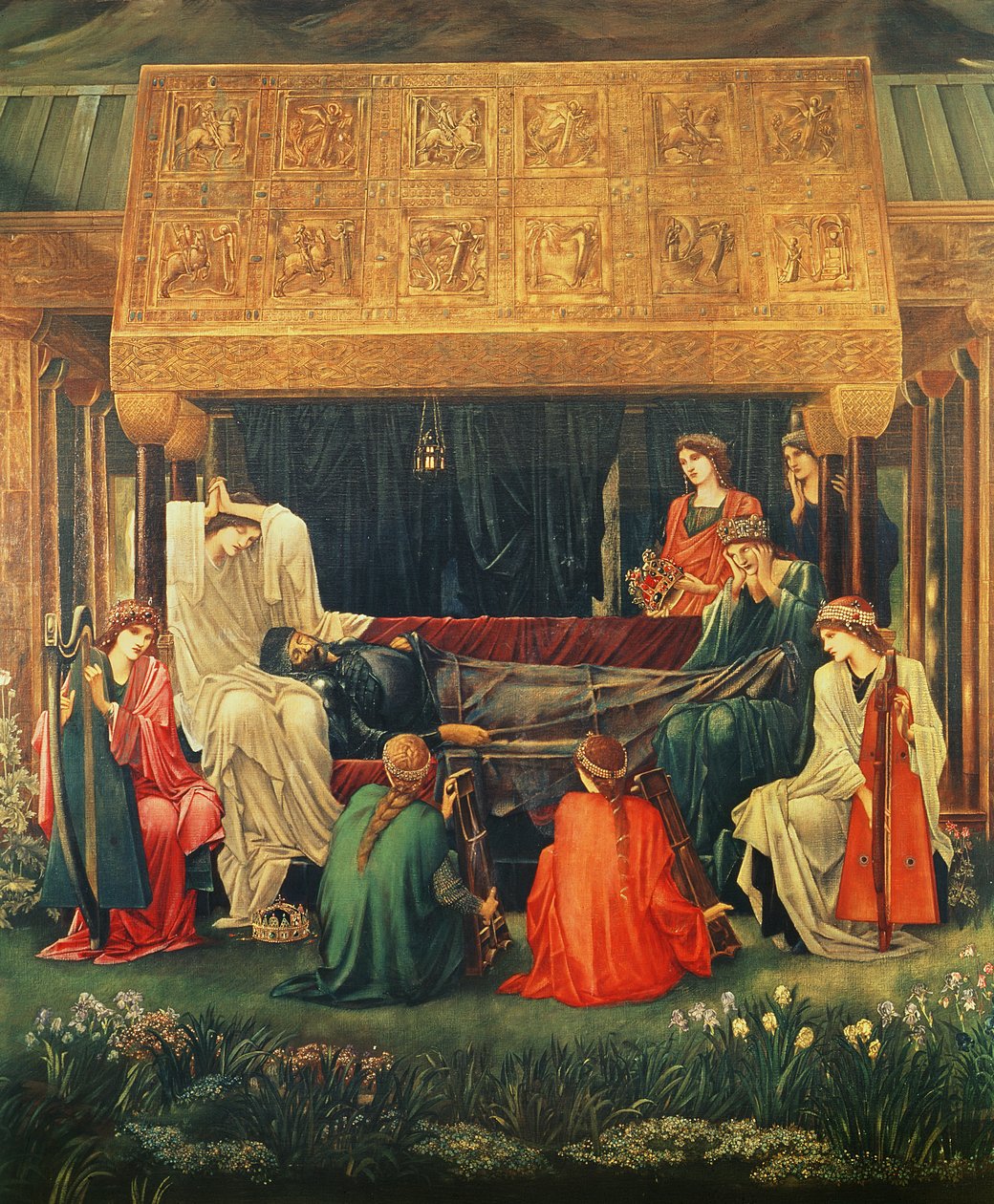 The Last Sleep of Arthur in Avalon by Edward Burne Jones