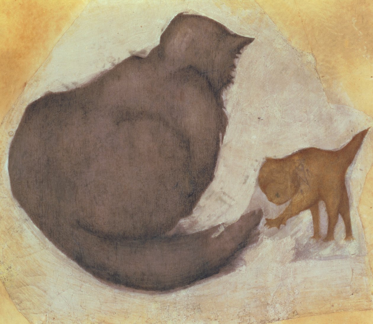 Cat and Kitten by Edward Burne Jones