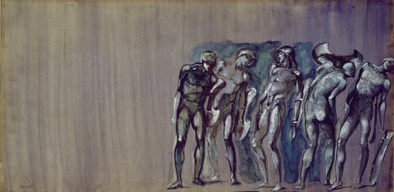 Courtiers Being Turned into Stone, from the 