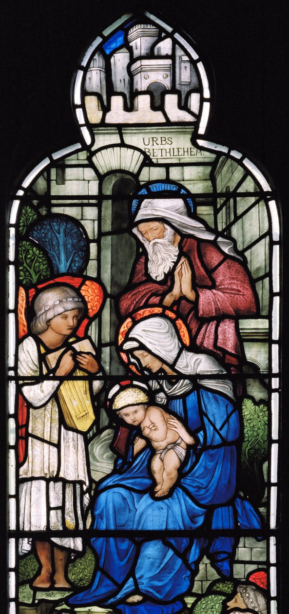 Musical Angel, Nativity by Edward Burne Jones