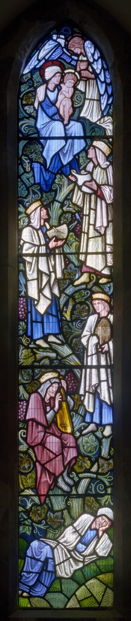 The Tree Of Jesse (Self Portrait) by Edward Burne Jones