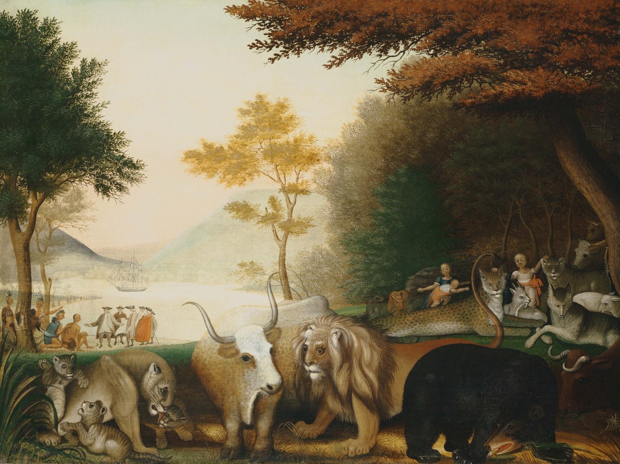 The Peaceable Kingdom by Edward Hicks