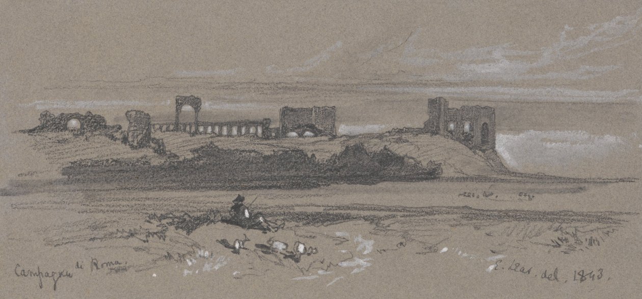 Campagna di Roma by Edward Lear
