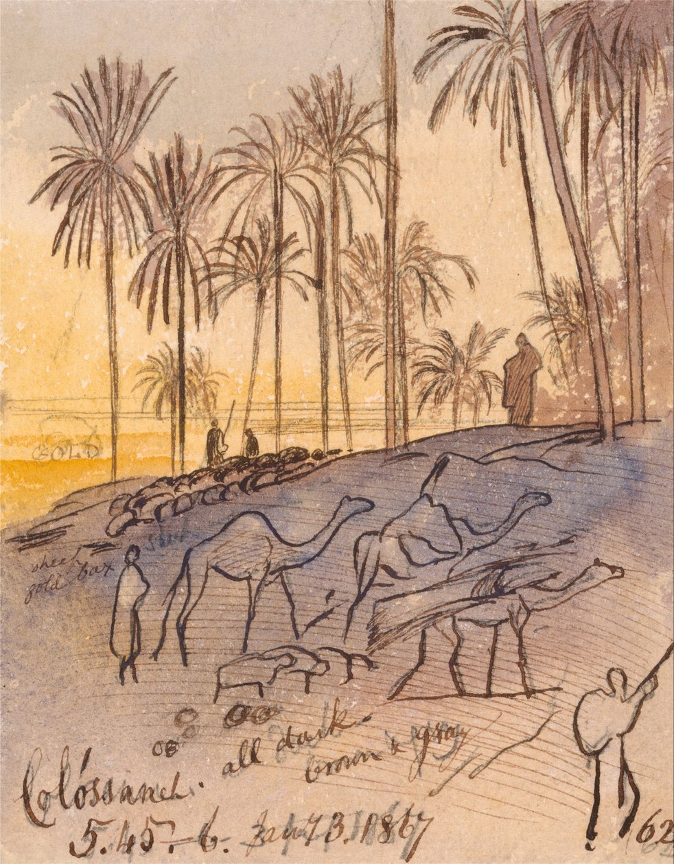 Colósaneh, 5:45 by Edward Lear