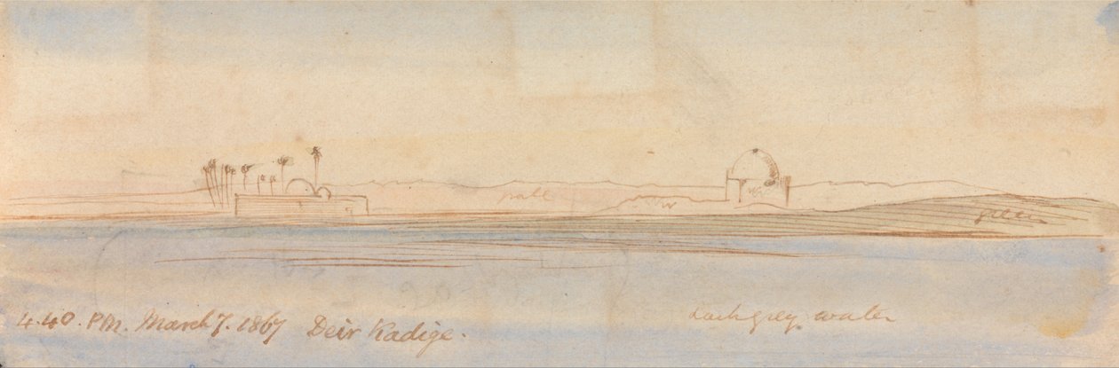 Deir Kadige by Edward Lear