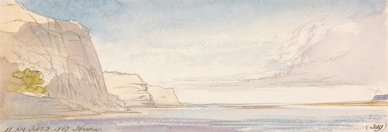 Ibreem, 11:00 AM, 2 February 1867 (319) by Edward Lear
