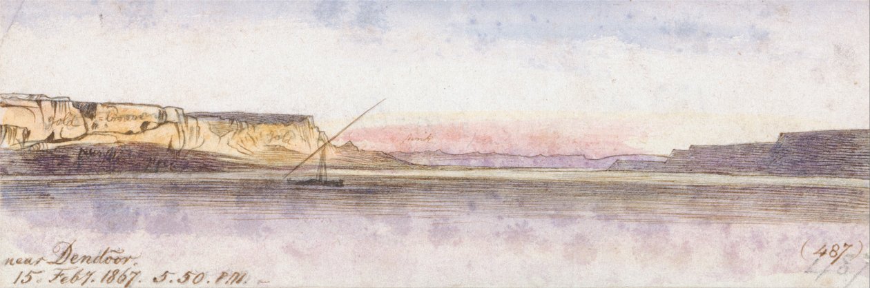 Near Dendour by Edward Lear