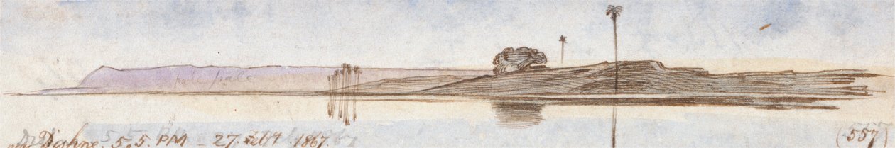 Near Dishna by Edward Lear