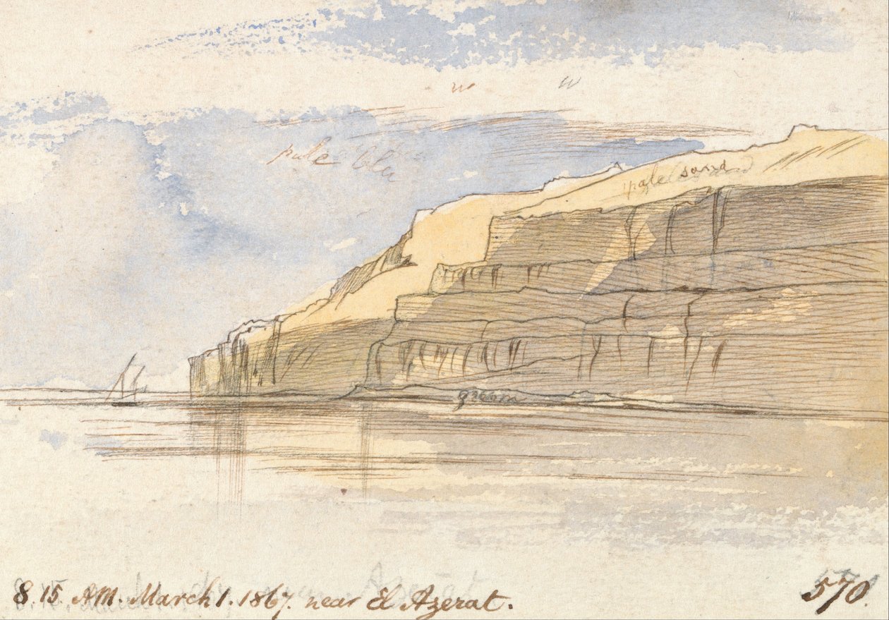 Near El Azerat by Edward Lear