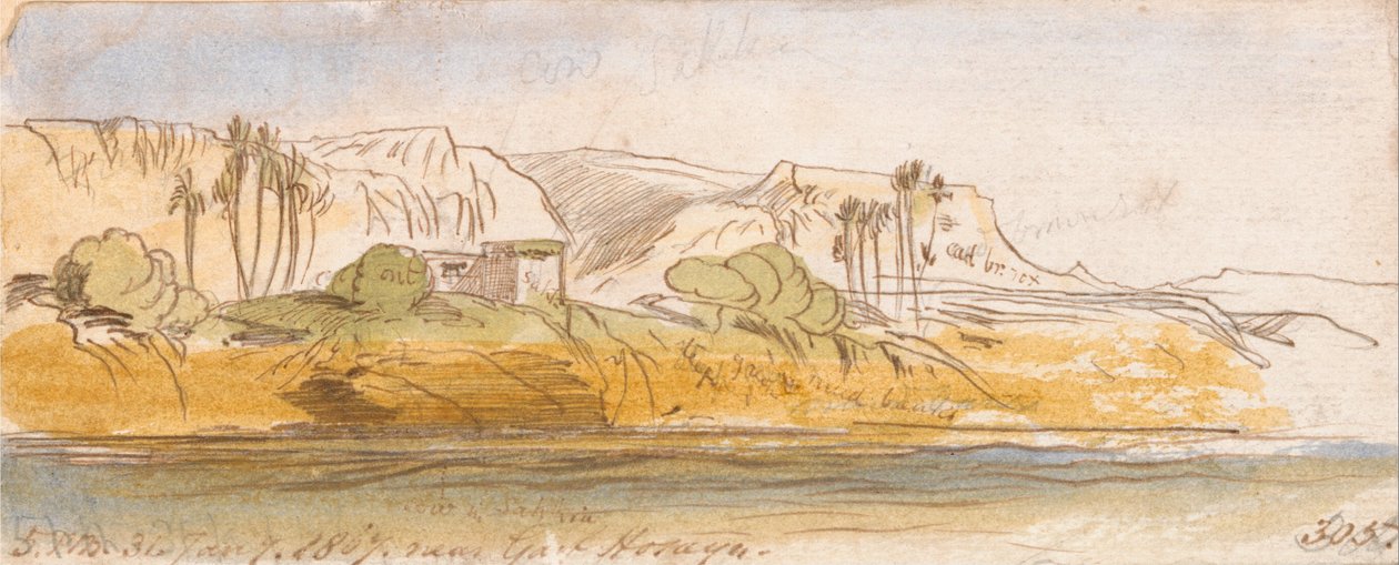 Near Garf Hosayn by Edward Lear