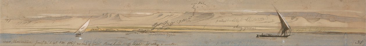 Near Maimoun by Edward Lear