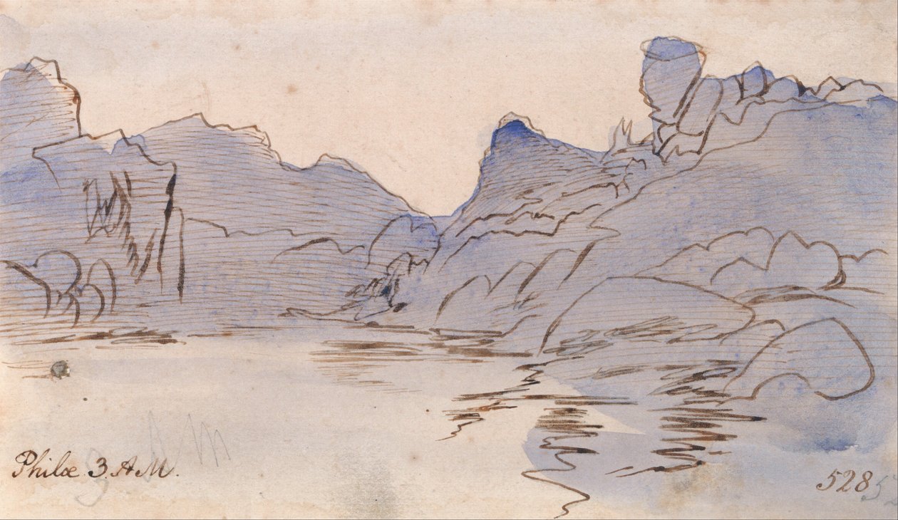 Philae by Edward Lear