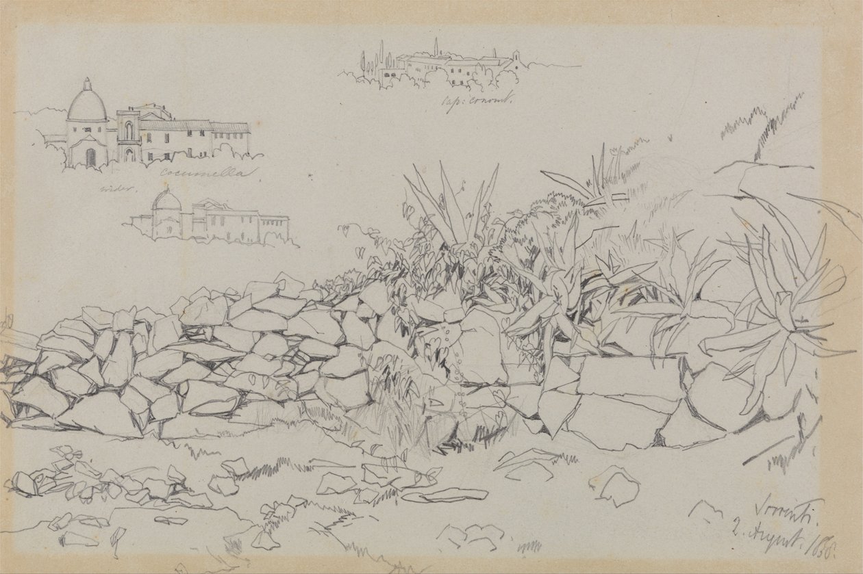 Sorrento, 2 August 1838 by Edward Lear