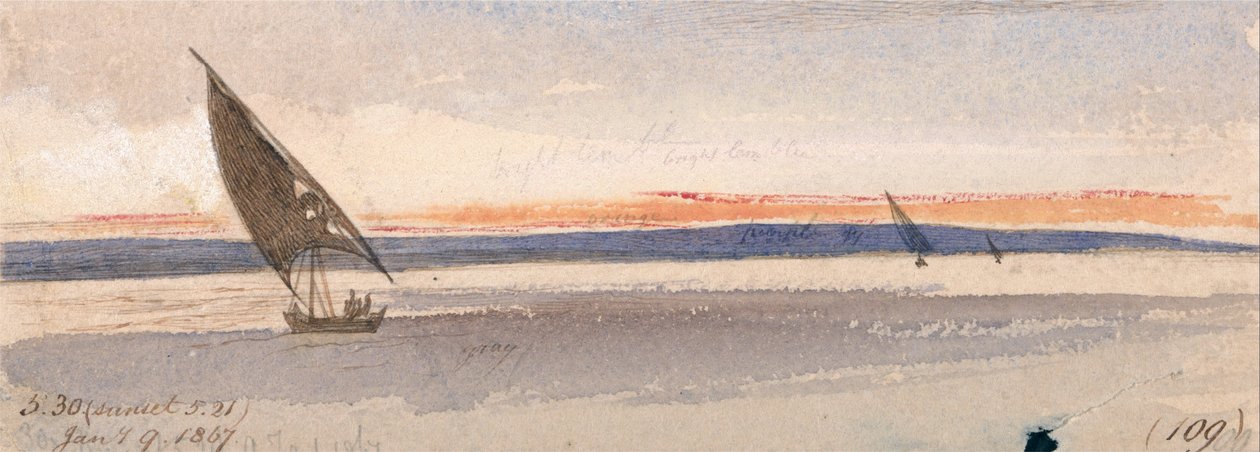 Sunset by Edward Lear