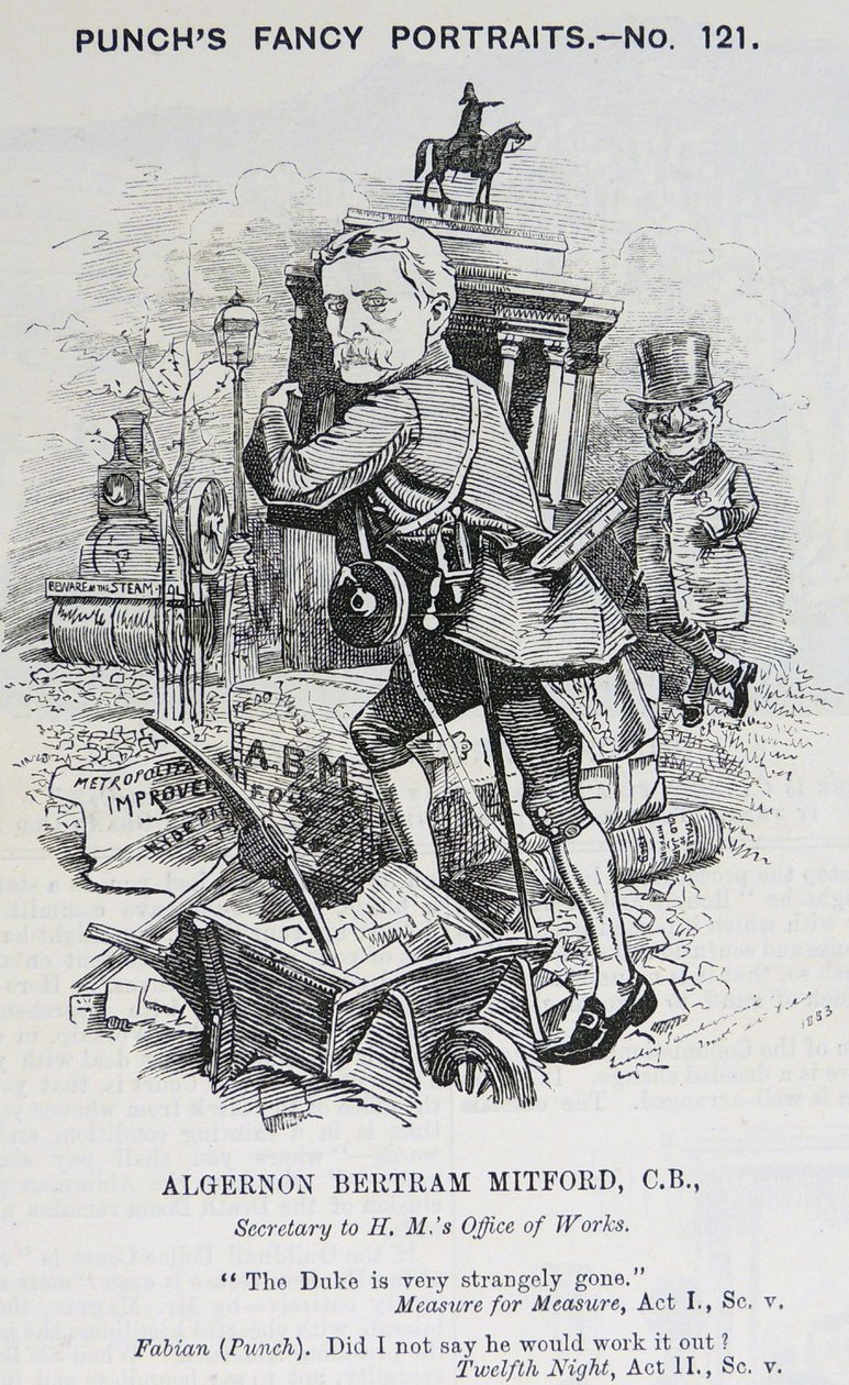 Algermon Bertram Mitford by Edward Linley Sambourne