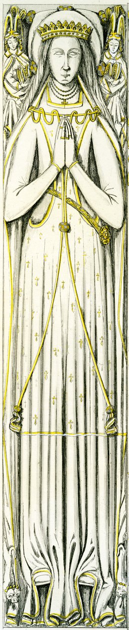 Lady Isabel Neville, Alabaster Effigy from the Smythe Tomb, St. Peter
