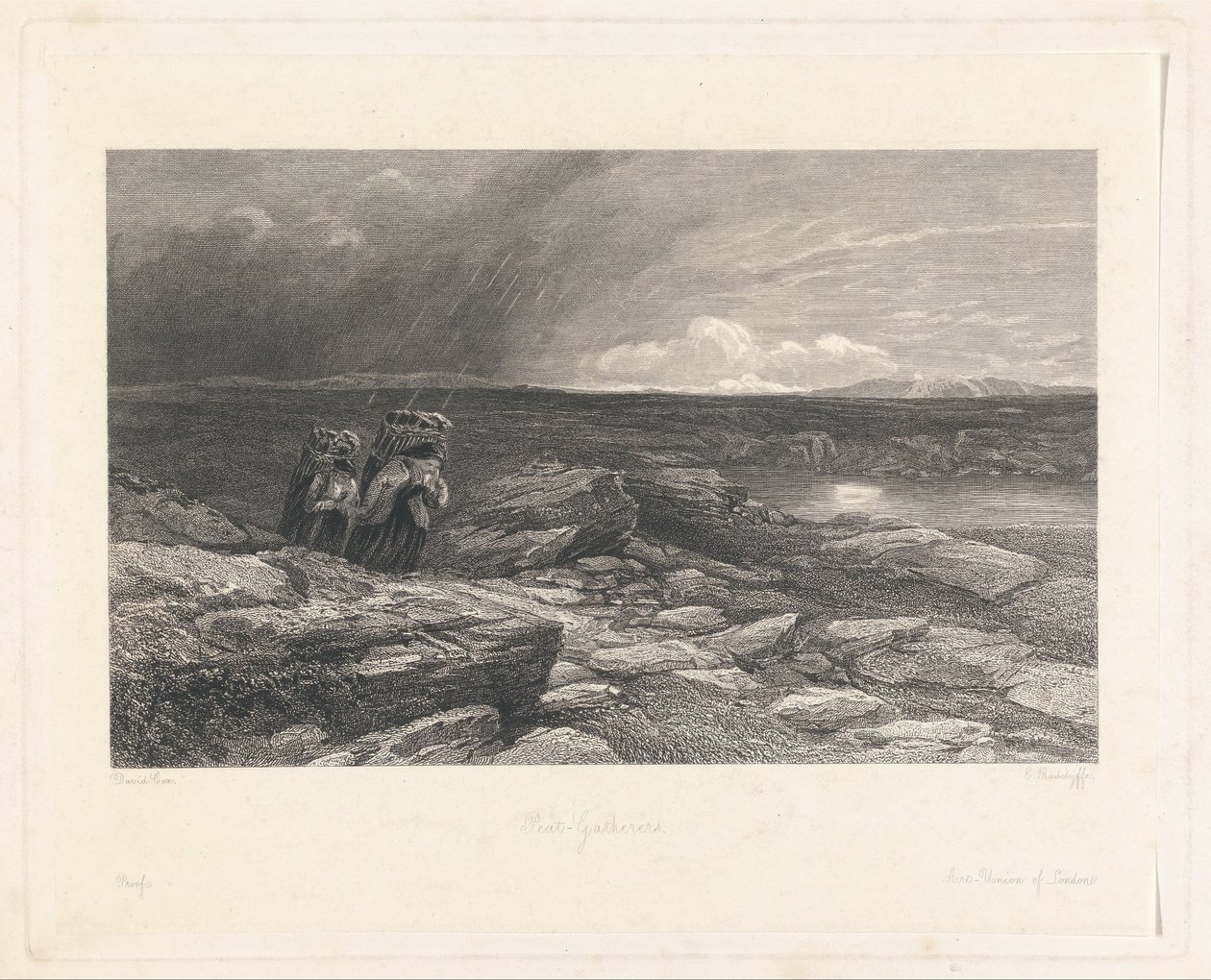 Peat-Gatherers by Edward Radclyffe