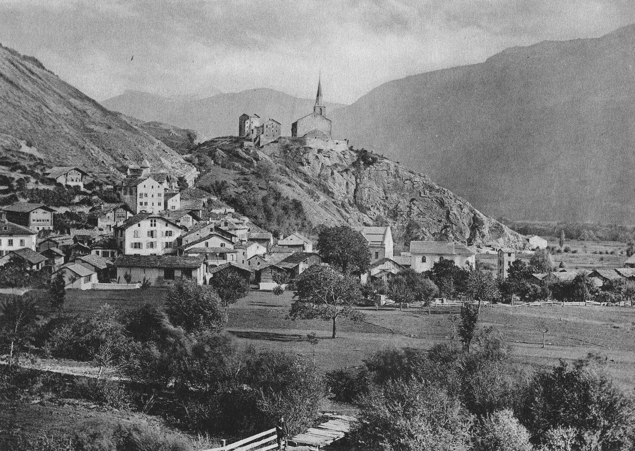 Raron in Valais by Edward Whymper
