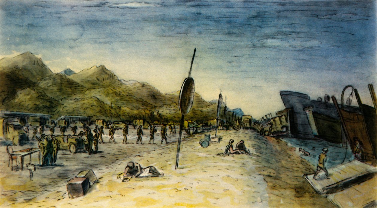 The Invasion of Italy, 1944 by Edward Ardizzone