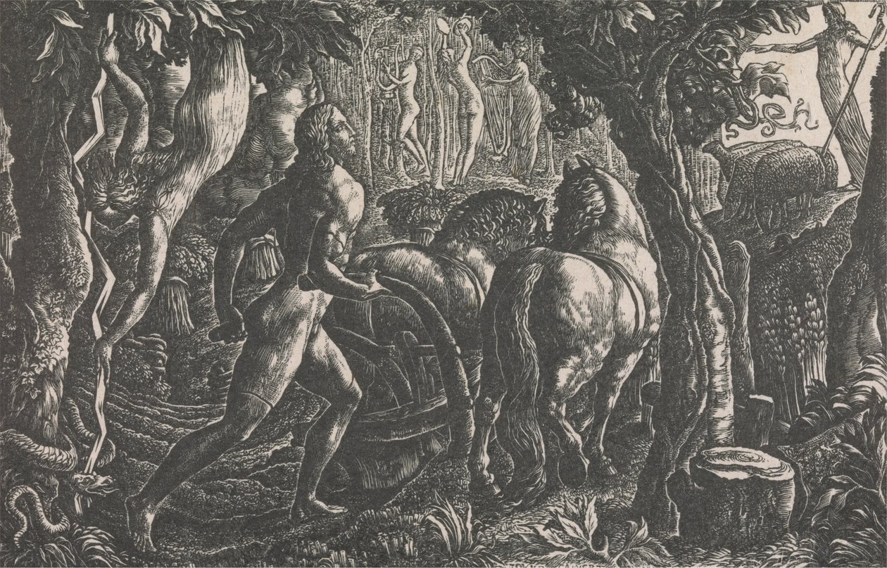 The Ploughman by Edward Calvert