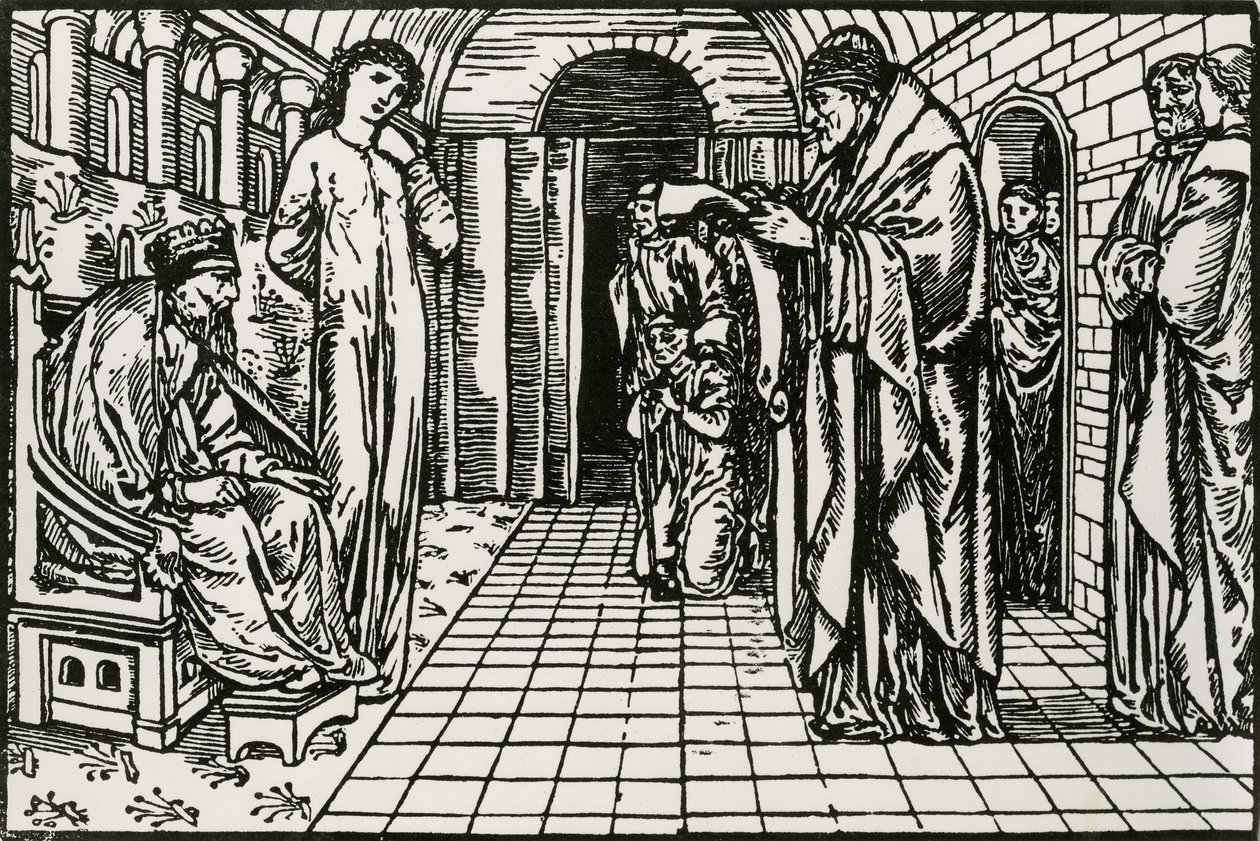 The Oracle by Edward Coley (after) Burne Jones